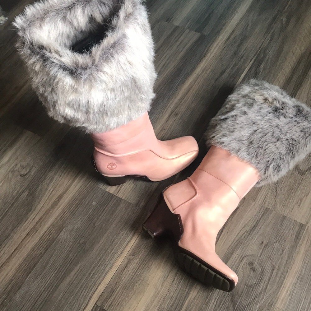 Timberland Pink Size Shearling Boot